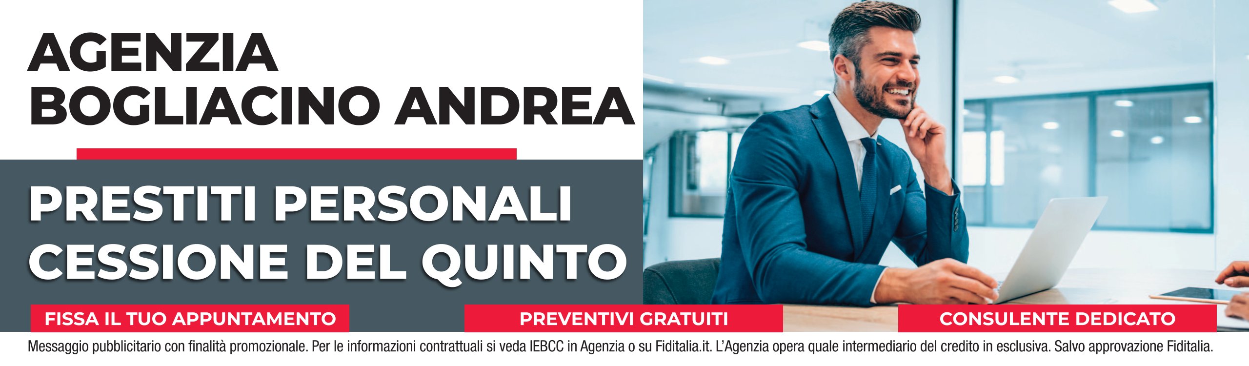 Contatti Agenzia Bogliacino Andrea filiali Fiditalia - Prestiti personali, Cessione del quinto